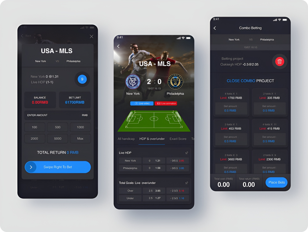 Soccer Betting App development