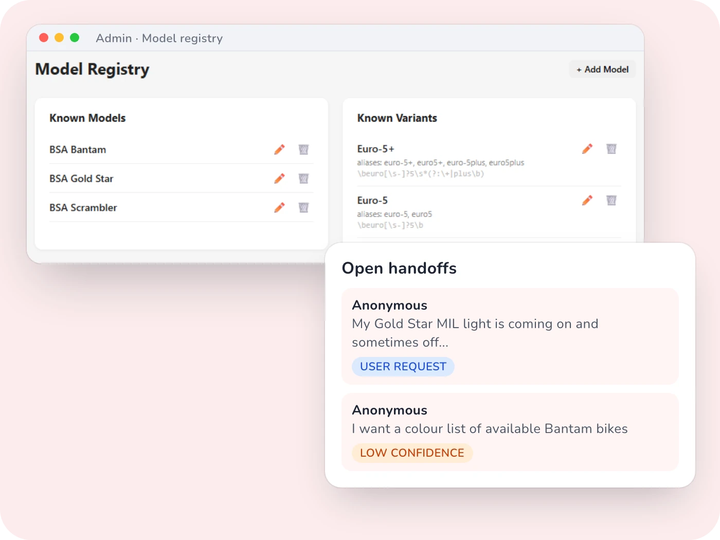 BSA Chatbot: AI Motorcycle Support Platform