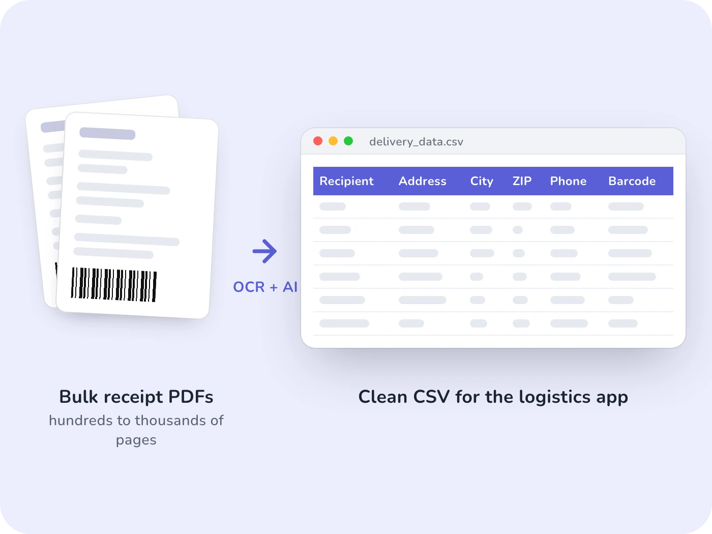 Delivery Receipt Extraction Platform