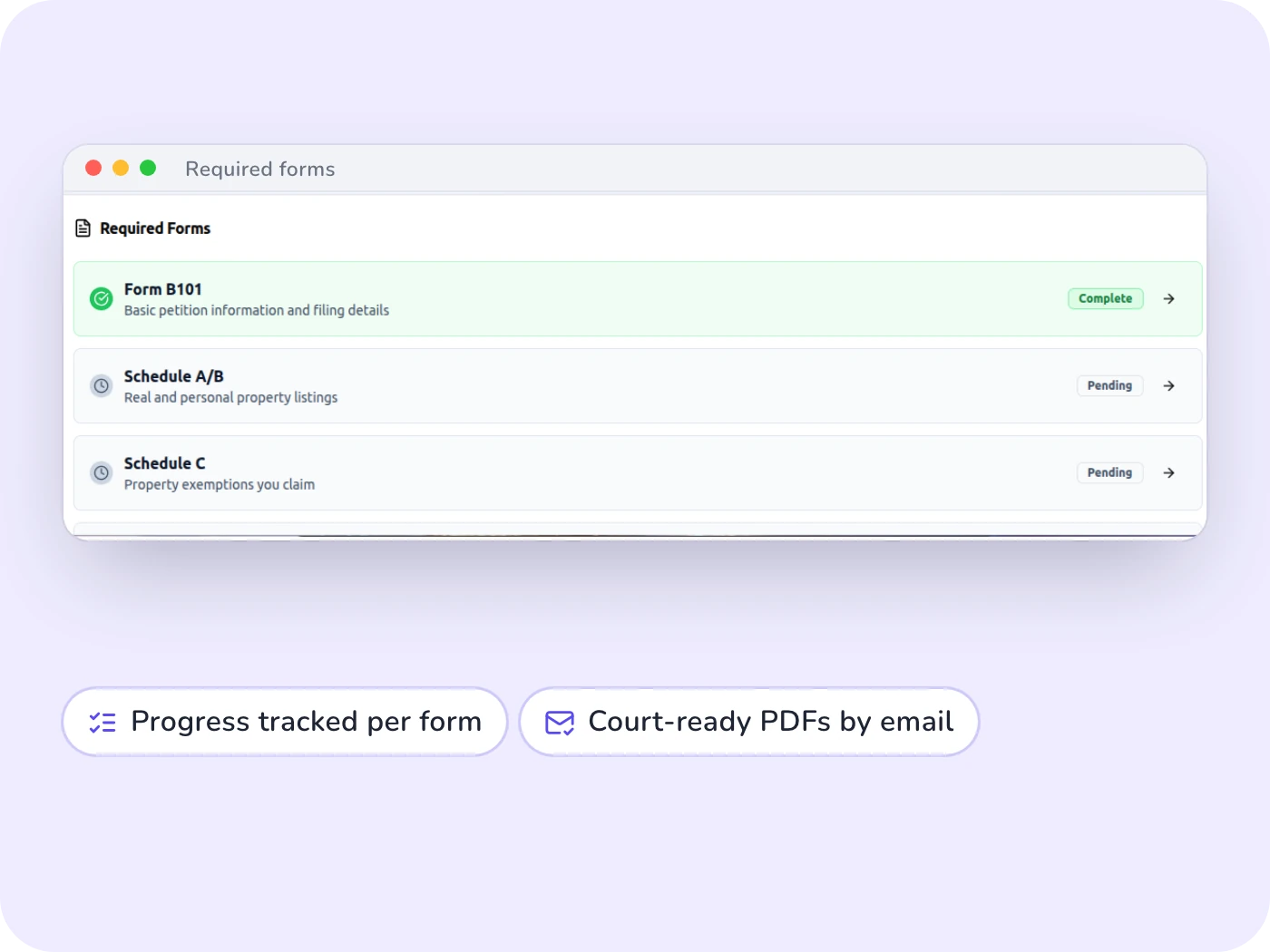 PetitionPilot: Bankruptcy Form Automation Platform results and impact