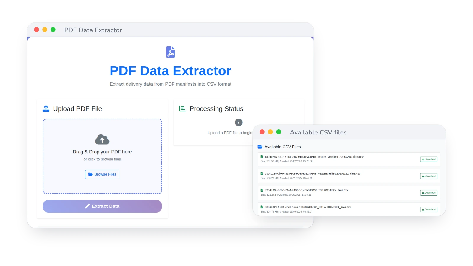 Delivery Receipt Extraction Platform