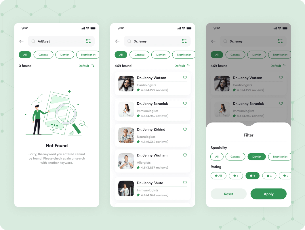Search and filter tool