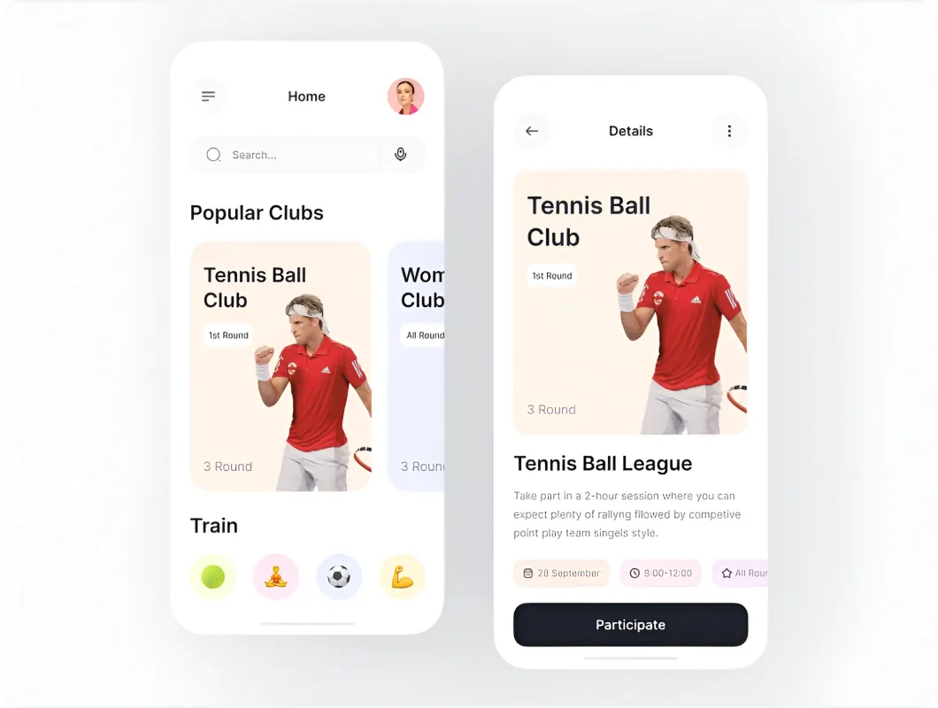 Tennis Betting App development