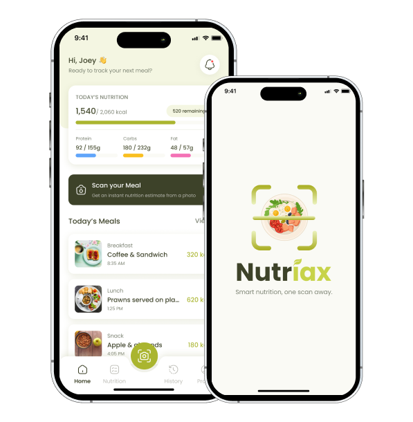 Nutriax: AI Meal Scanner App